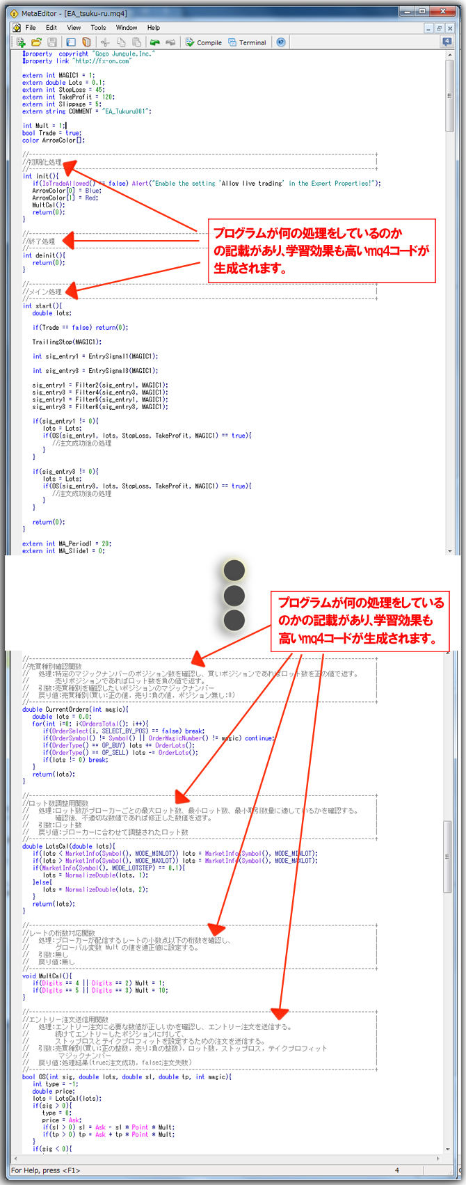 生成されたEA